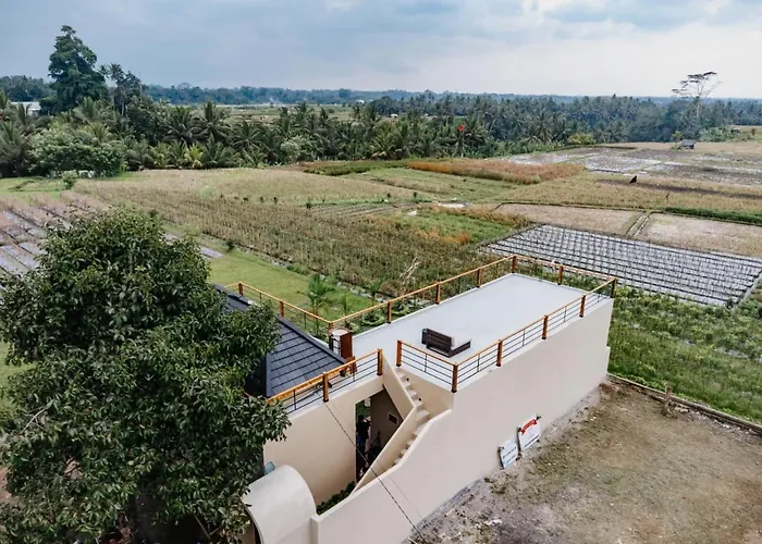 فيلة Joyluck Royal Private Ubud Rice Field View *