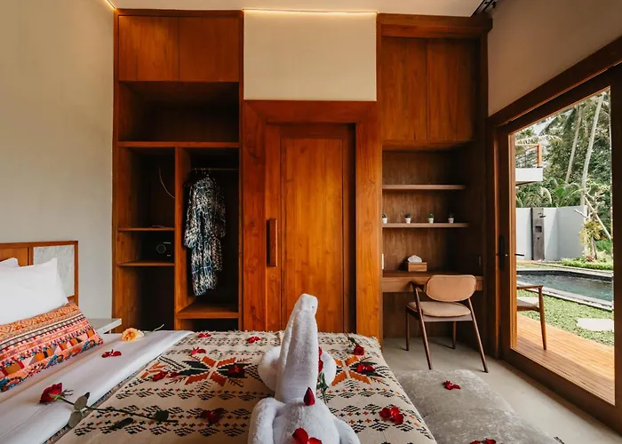 Joyluck Royal Private Ubud Rice Field View بادونج