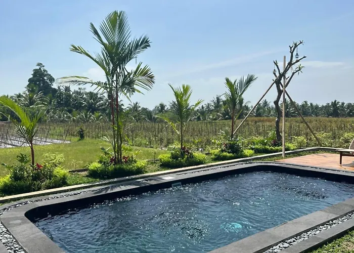 Joyluck Royal Private Ubud Rice Field View 别墅 *