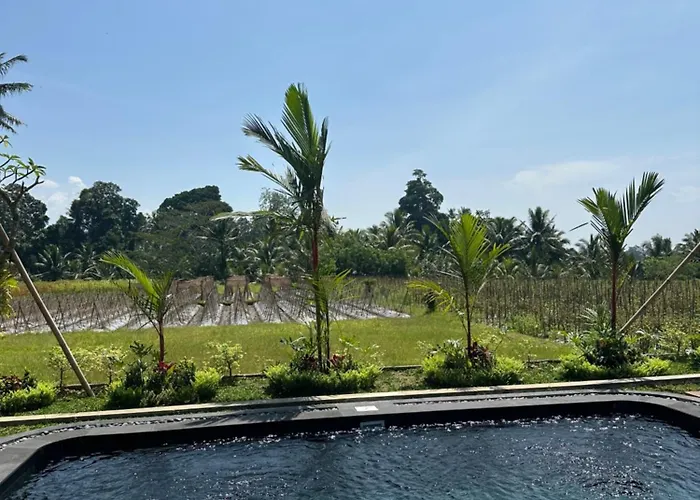 别墅 Joyluck Royal Private Ubud Rice Field View *