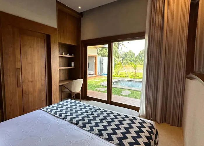 Joyluck Royal Private Ubud Rice Field View 别墅