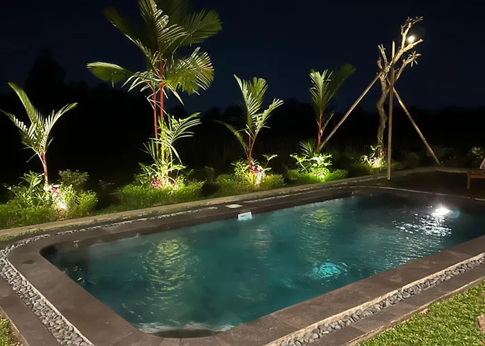 Joyluck Royal Private Ubud Rice Field View 别墅 巴东
