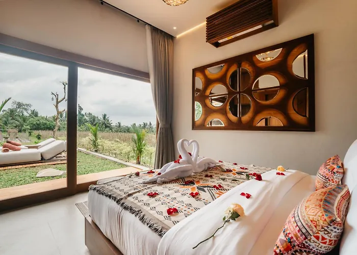 فيلة Joyluck Royal Private Ubud Rice Field View *