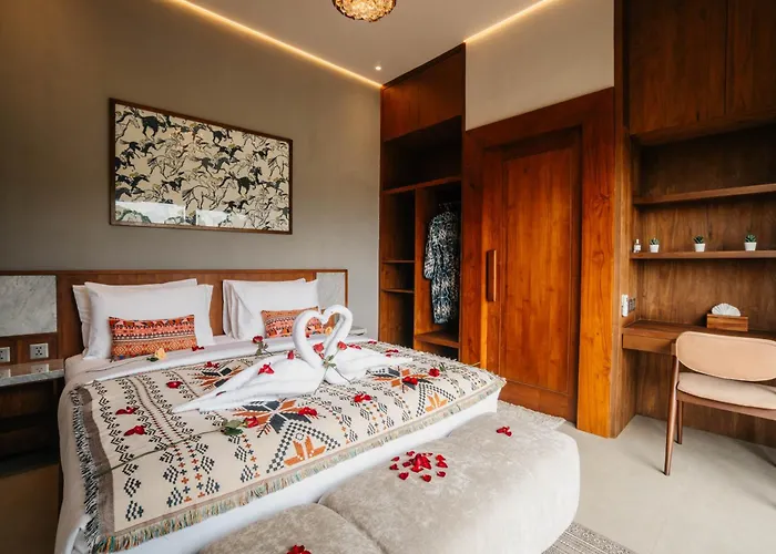 Joyluck Royal Private Ubud Rice Field View *